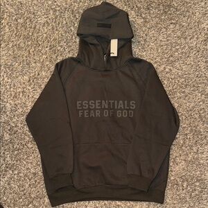 Fear of God Essentials Dark Brown Hoodie